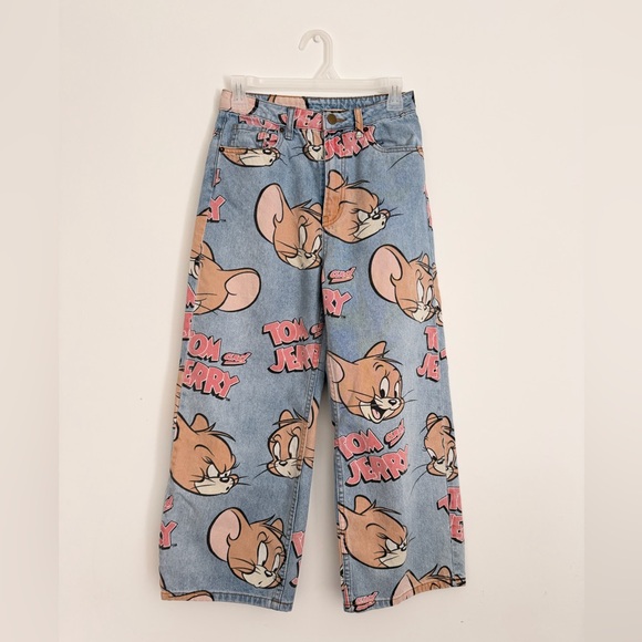 Divided Denim - H&M Divided Y2K Tom and Jerry High Waist Jeans